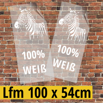 DTF Transfer 100% Weiß - 1 Laufmeter